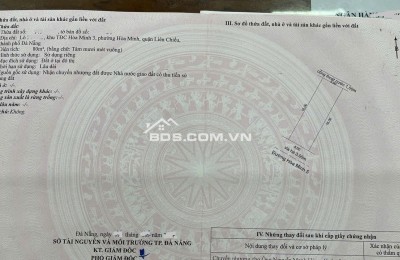 Bán đất đường Hòa Minh 5 - Gần biển - sát Hồ Tùng Mậu